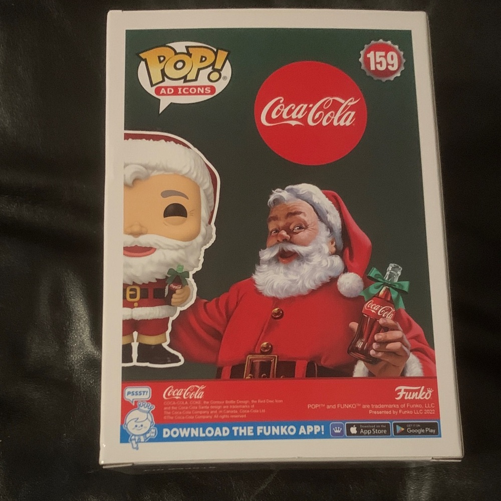 NWT Funko Coca-Cola Santa Pop Figure - Red and White - Picture 2 of 3